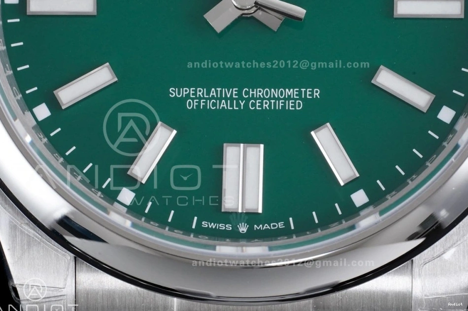 Green Perpetual 1:1 Dial V2 DD3230 41mm Best 904L Oyster Steel VSF Edition 124300 0410